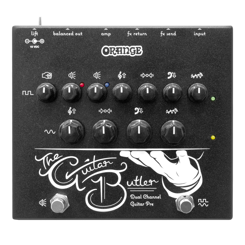 preamp pedals for guitar Orange Guitar butler Dual-Channel Guitar Preamp Pedal