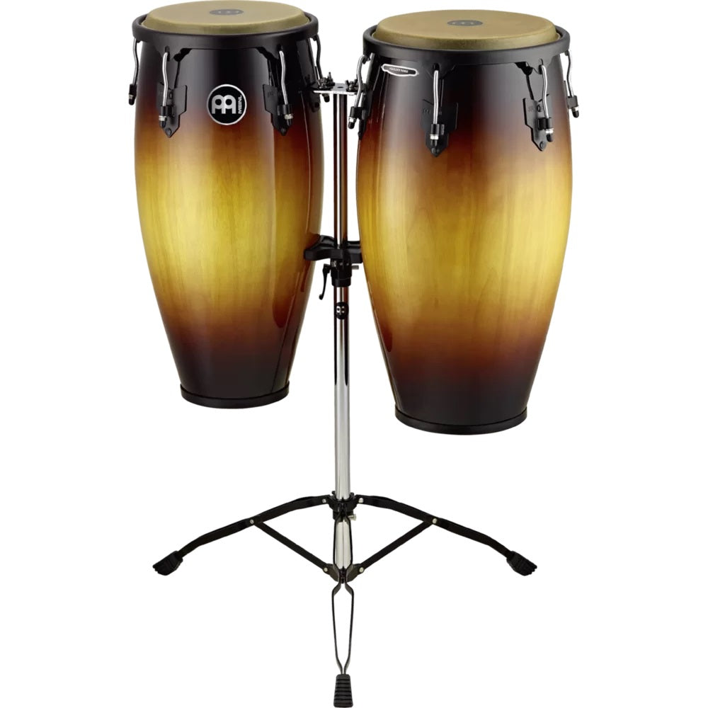 Meinl 11" & 12" Conga Set With Tripod Stand - Vintage Sunburst