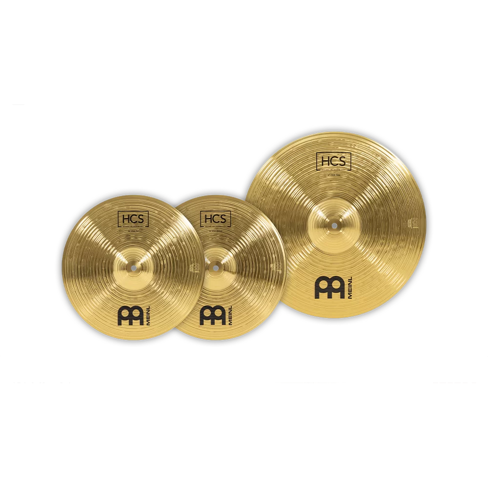 Meinl HCS 14" Hi-Hats and 18" Crash-Ride Cymbal Set