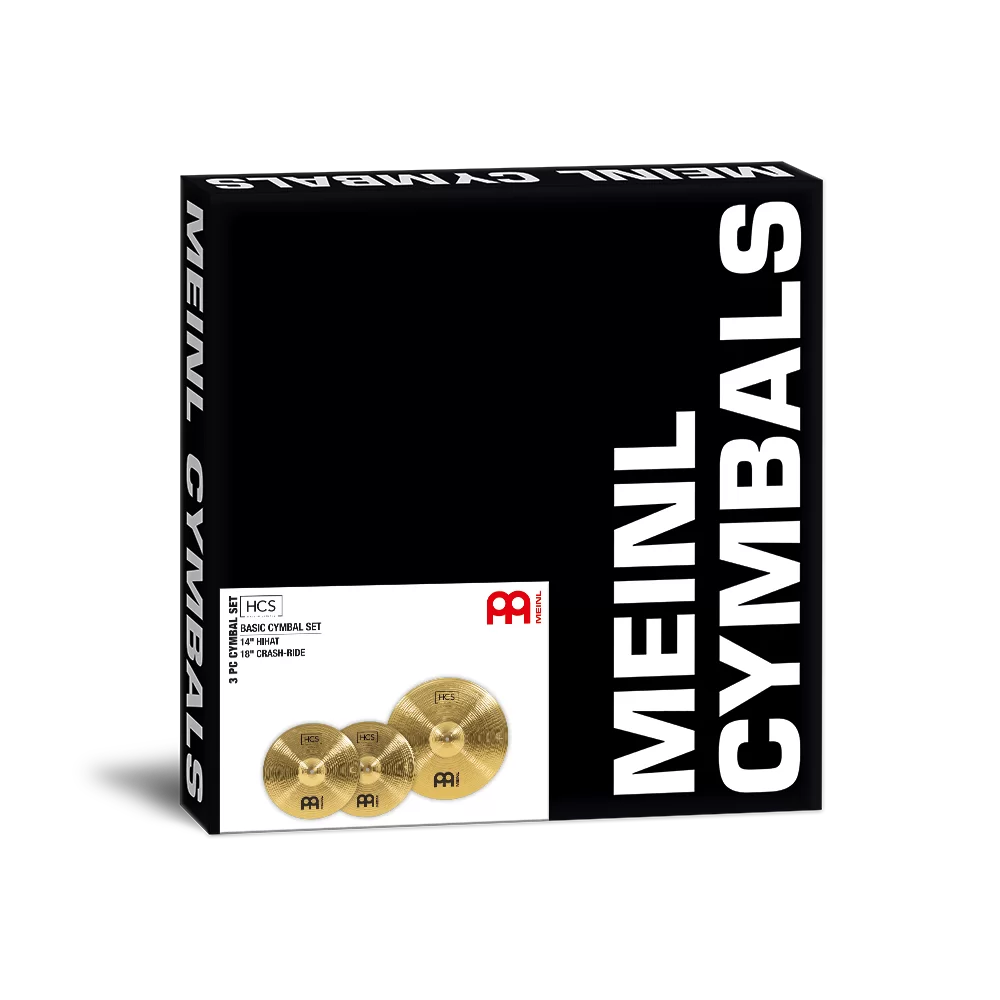 Meinl HCS 14" Hi-Hats and 18" Crash-Ride Cymbal Set