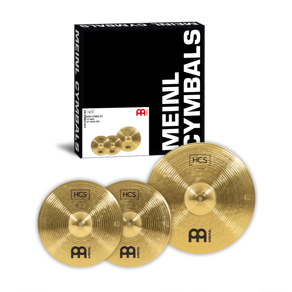 Meinl HCS 14" Hi-Hats and 18" Crash-Ride Cymbal Set