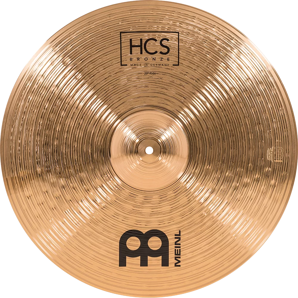 Meinl HCS Bronze Complete Cymbals Set - 14" HiHats, 16" Crash and 20" Ride
