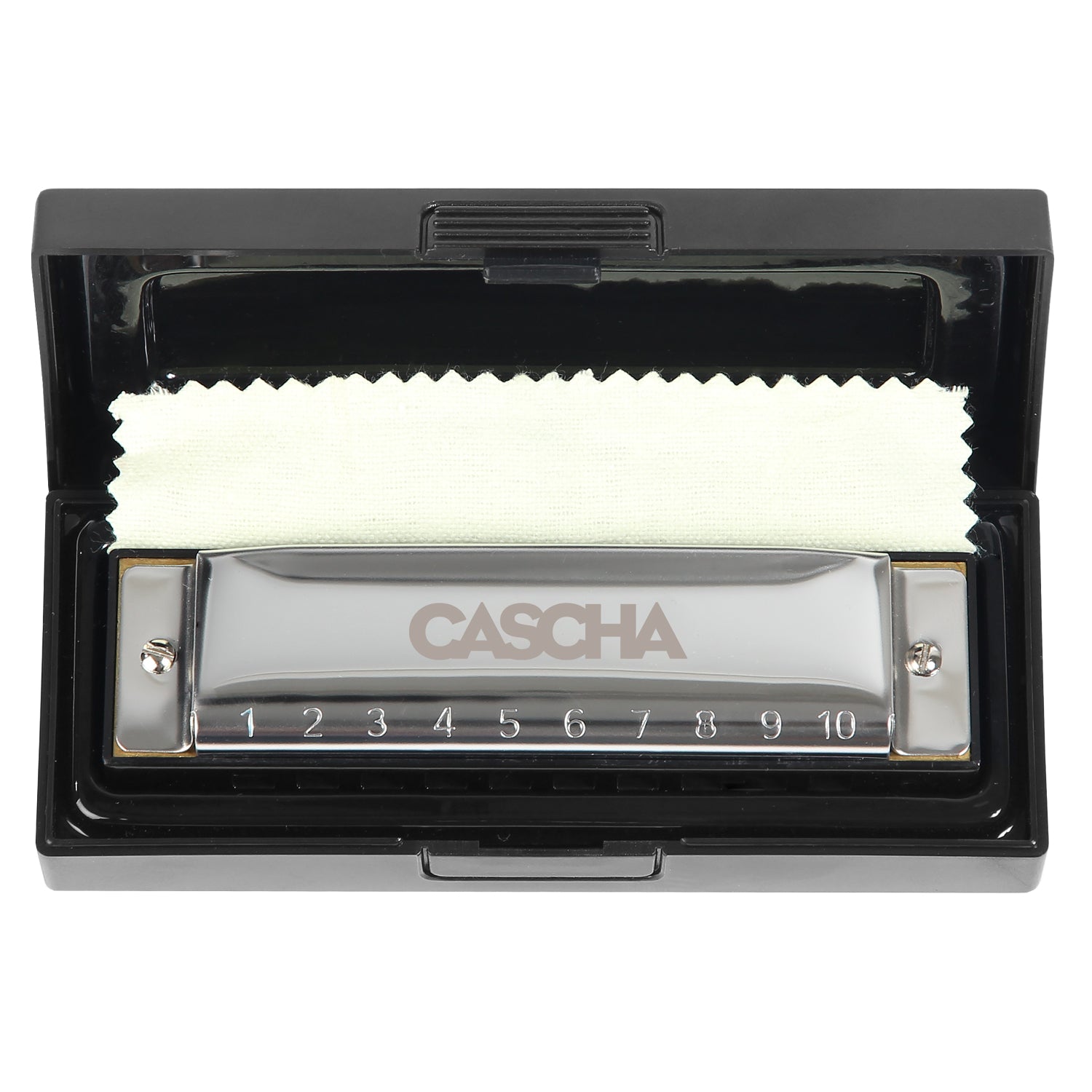 Cascha Blues 10-Hole Harmonica in A Diatonic