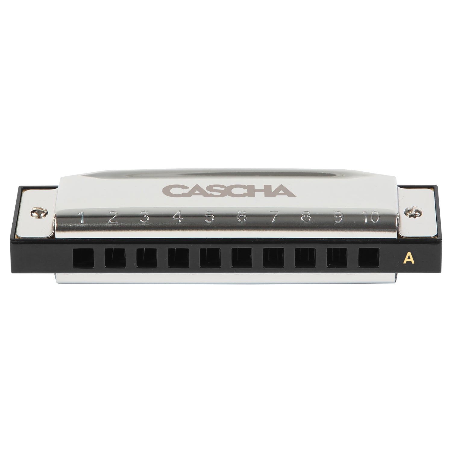 Cascha Blues 10-Hole Harmonica in A Diatonic