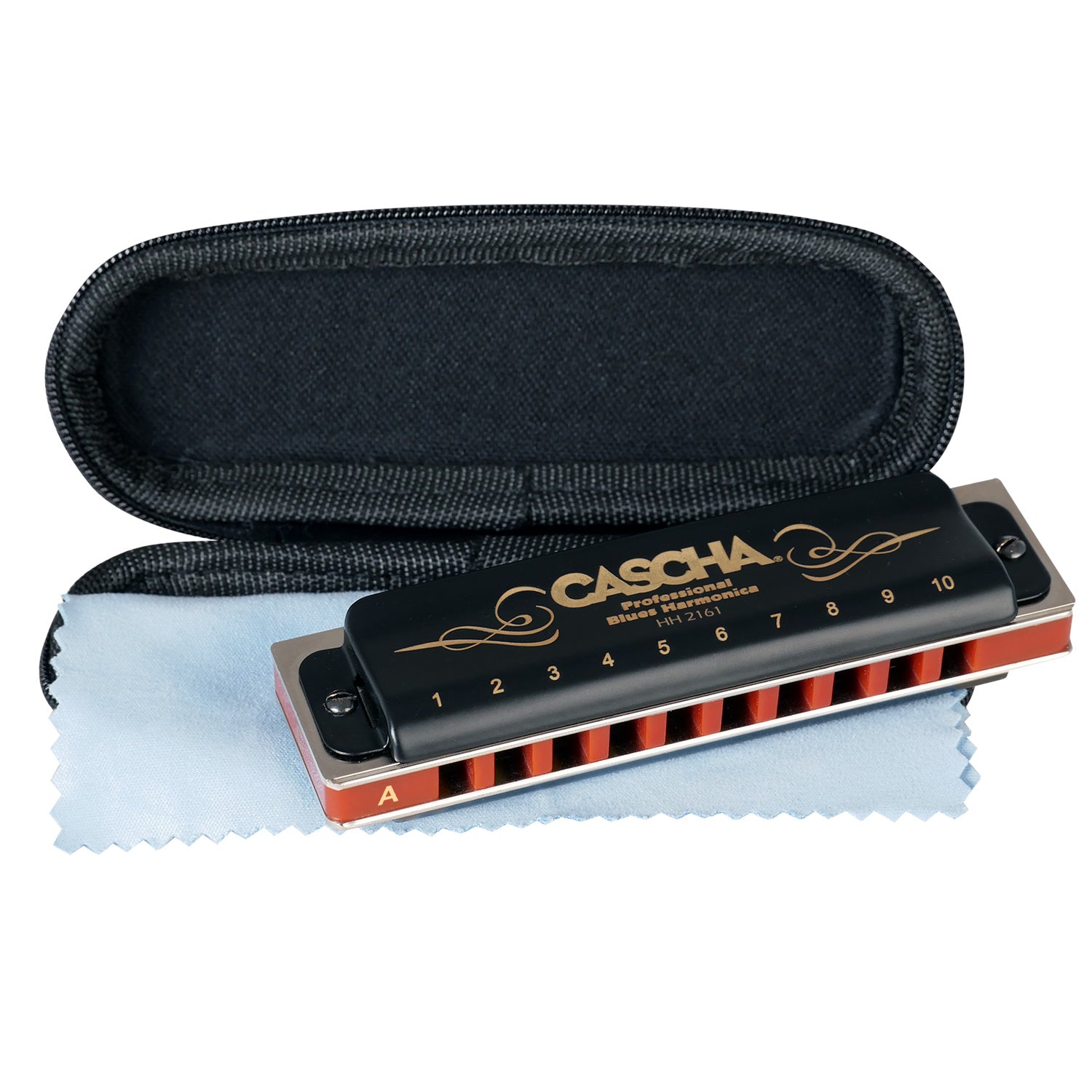 Cascha Professional Blues Harmonica in A Diatonic