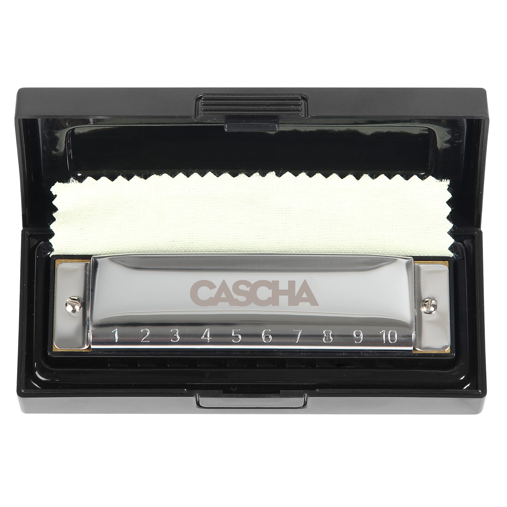 Cascha Blues 10-Hole Harmonica in Bb Diatonic