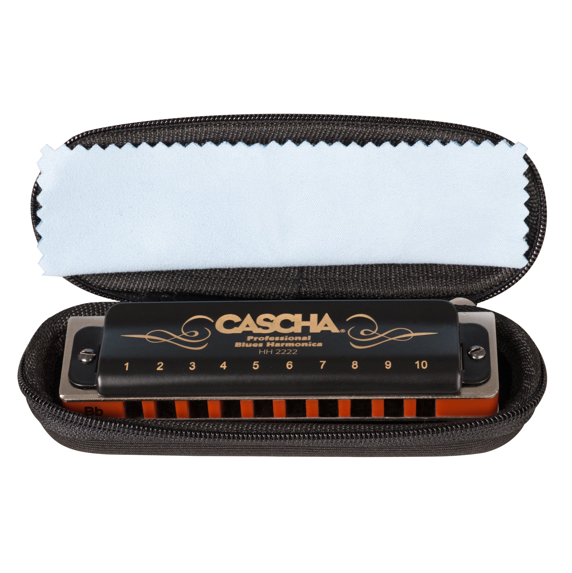 Cascha Professional Blues Harmonica in B Diatonic