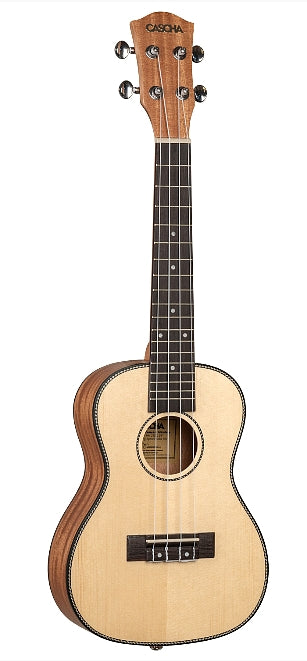 Cascha HH2151 Concert Mahogany Ukulele Set