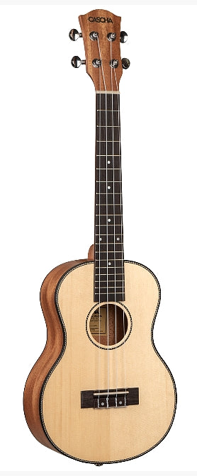 Cascha HH2154 Premium Mahogany Tenor Ukulele Set