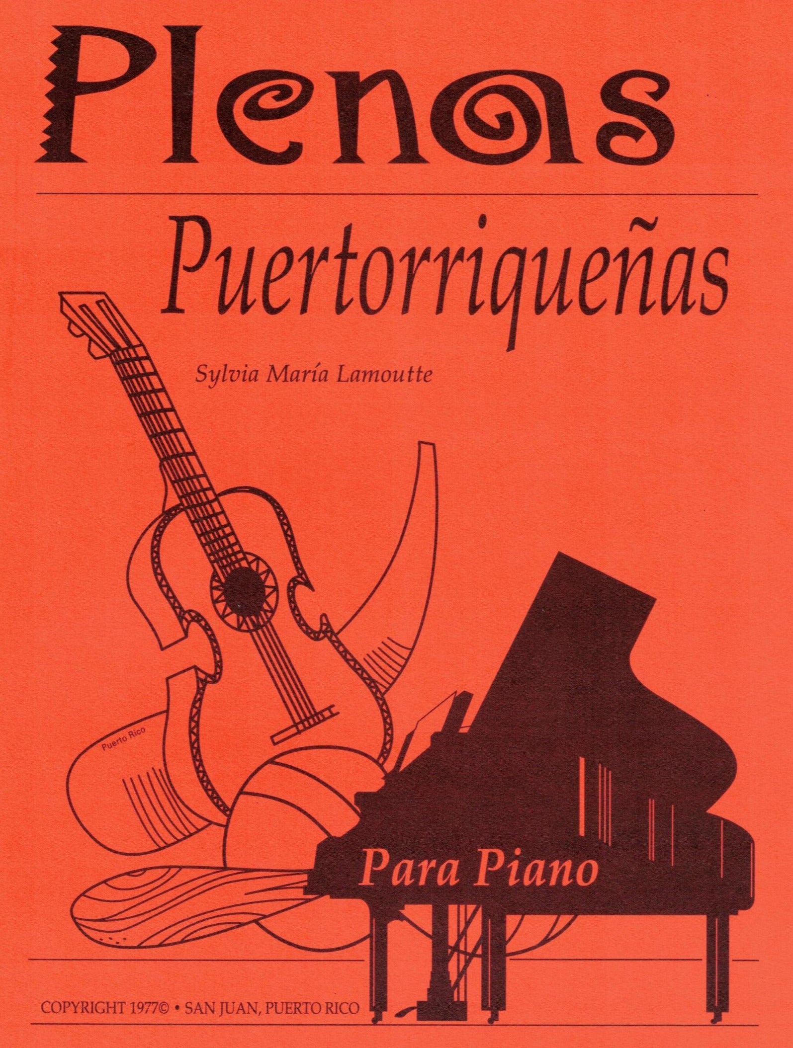 Plenas Puertorriqueñas Para Piano- Sylvia M. Lamoutte