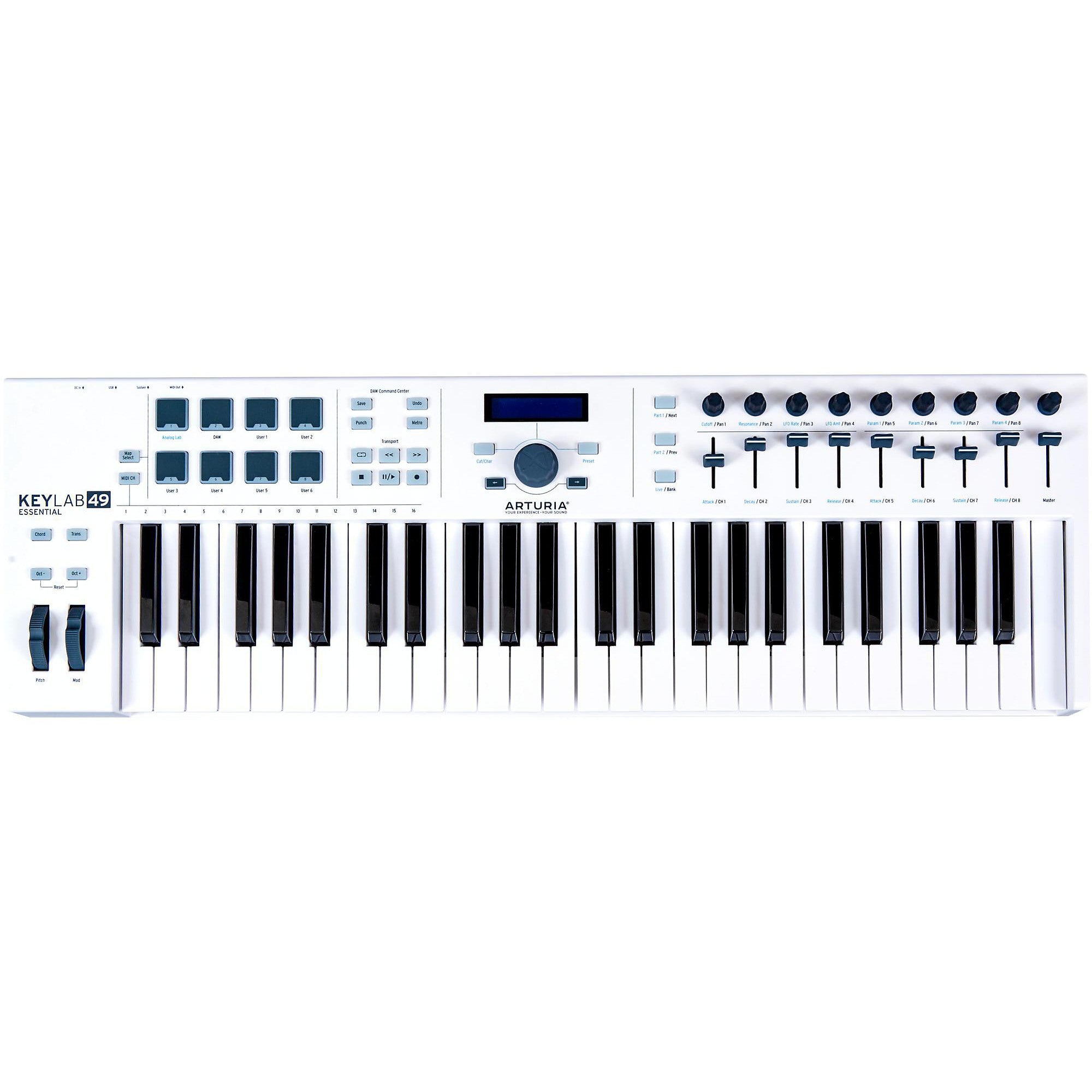 Controlador de Teclado MIDI Arturia KeyLab Essential 49