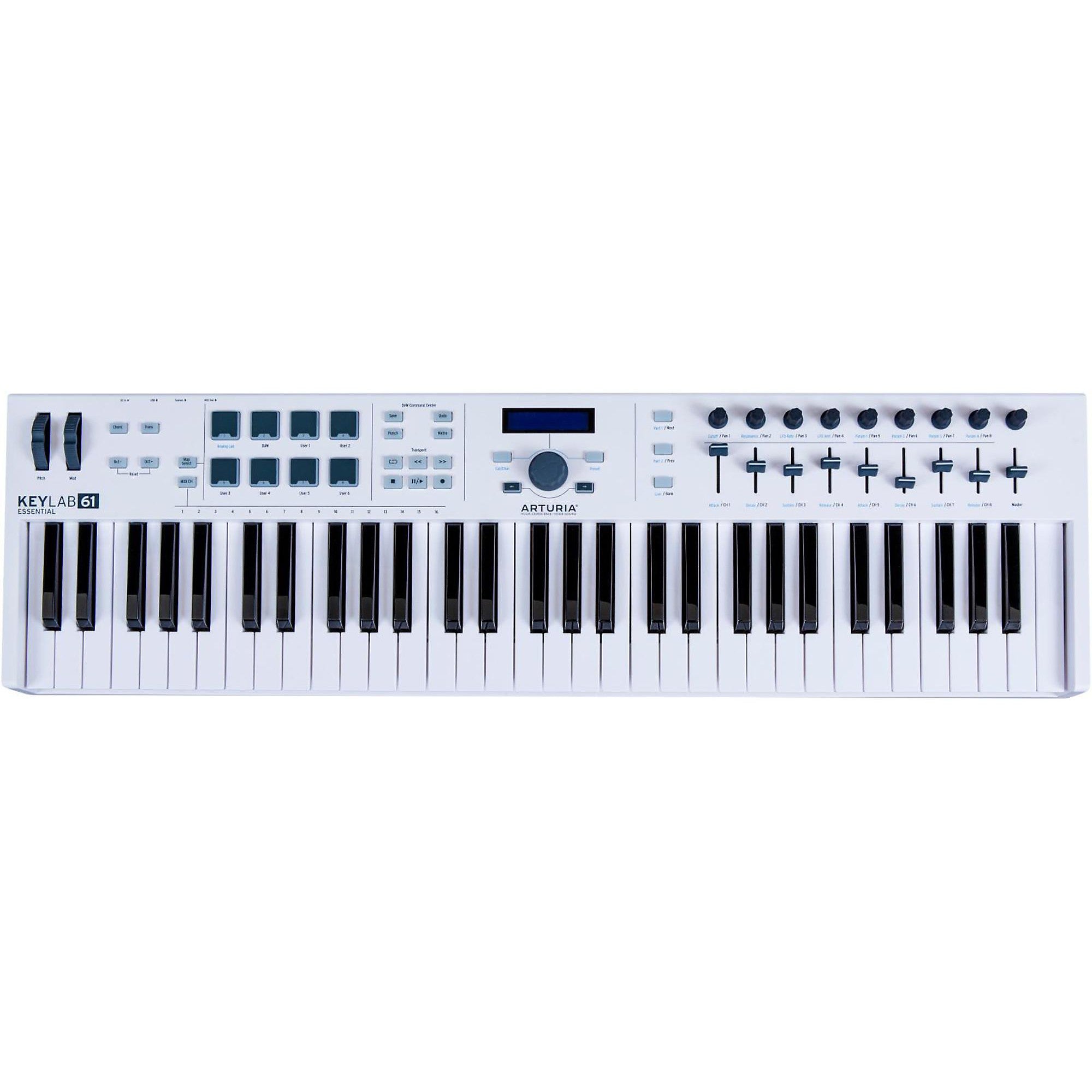 Arturia KeyLab Essential 61 MIDI Keyboard Controller