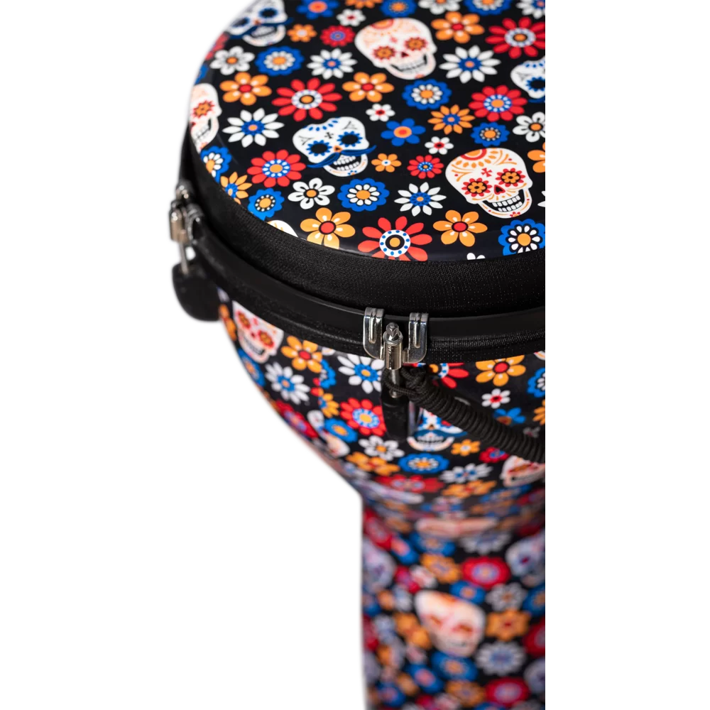 Meinl 12" Jumbo Synthetic Djembe - Day Of The Dead