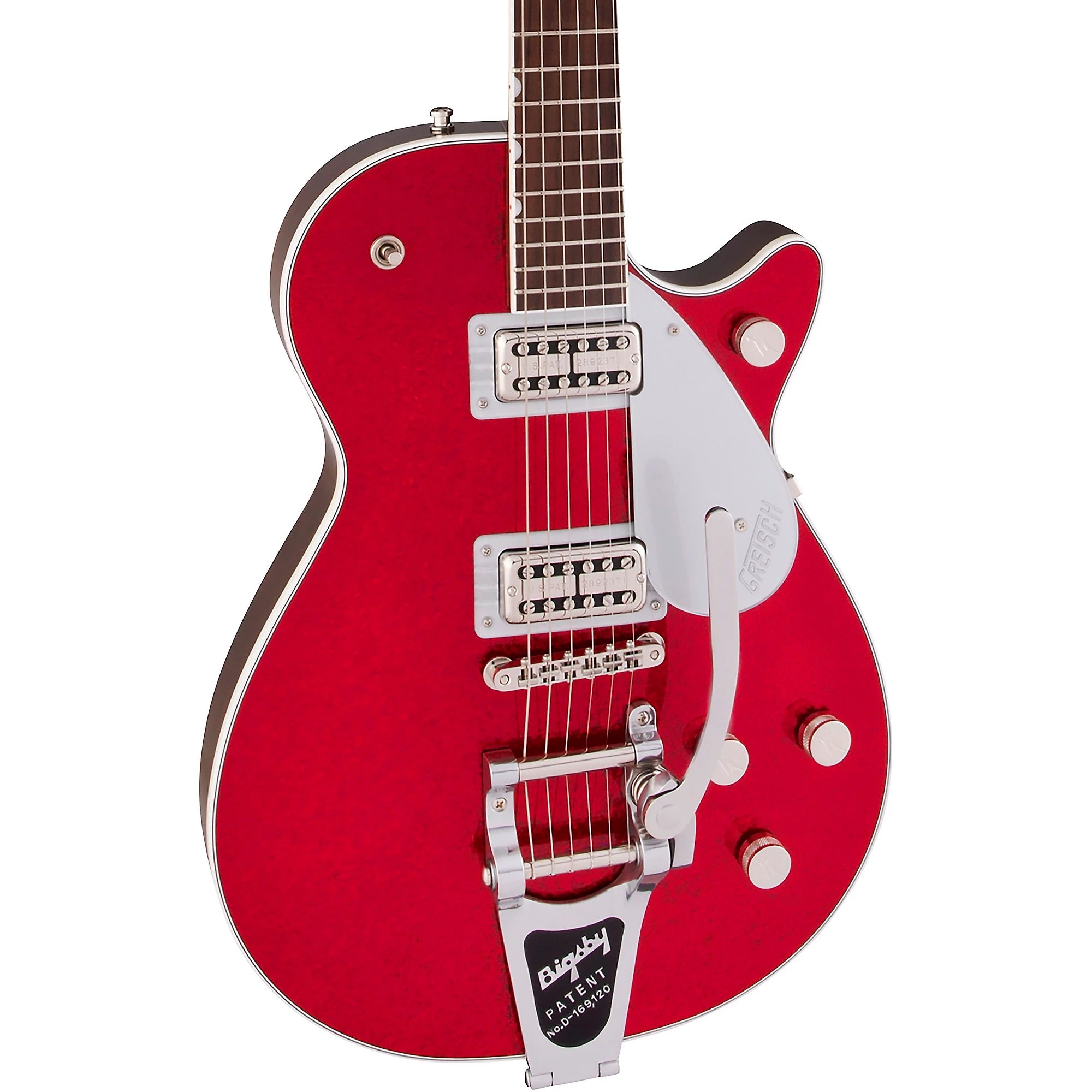 Gretsch Guitars G6129T Players Edition Jet FT Electric Guitar- Red Sparkle