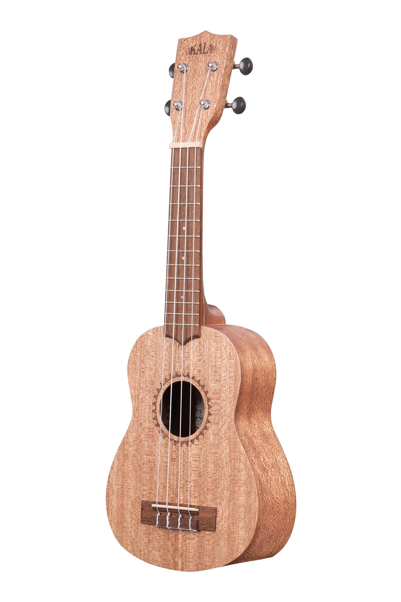 Kala KA-20 Acoustic Soprano Burled Meranti Ukulele - Satin Natural