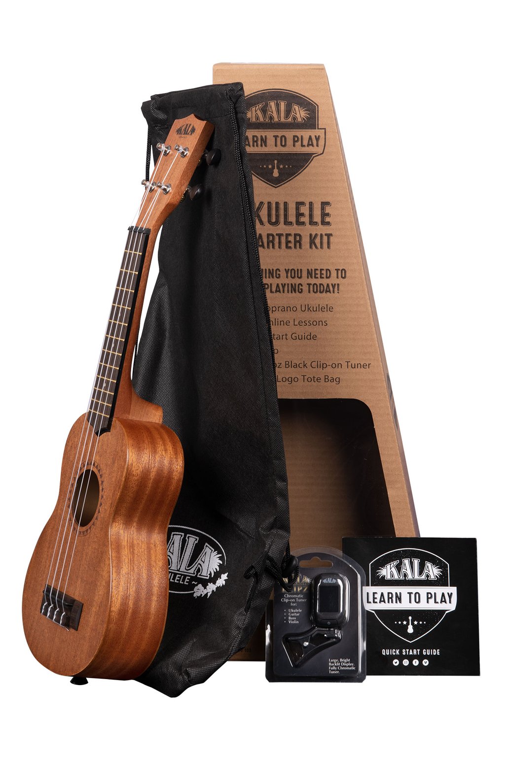 Kala Learn To Play Soprano Ukulele Starter Pack