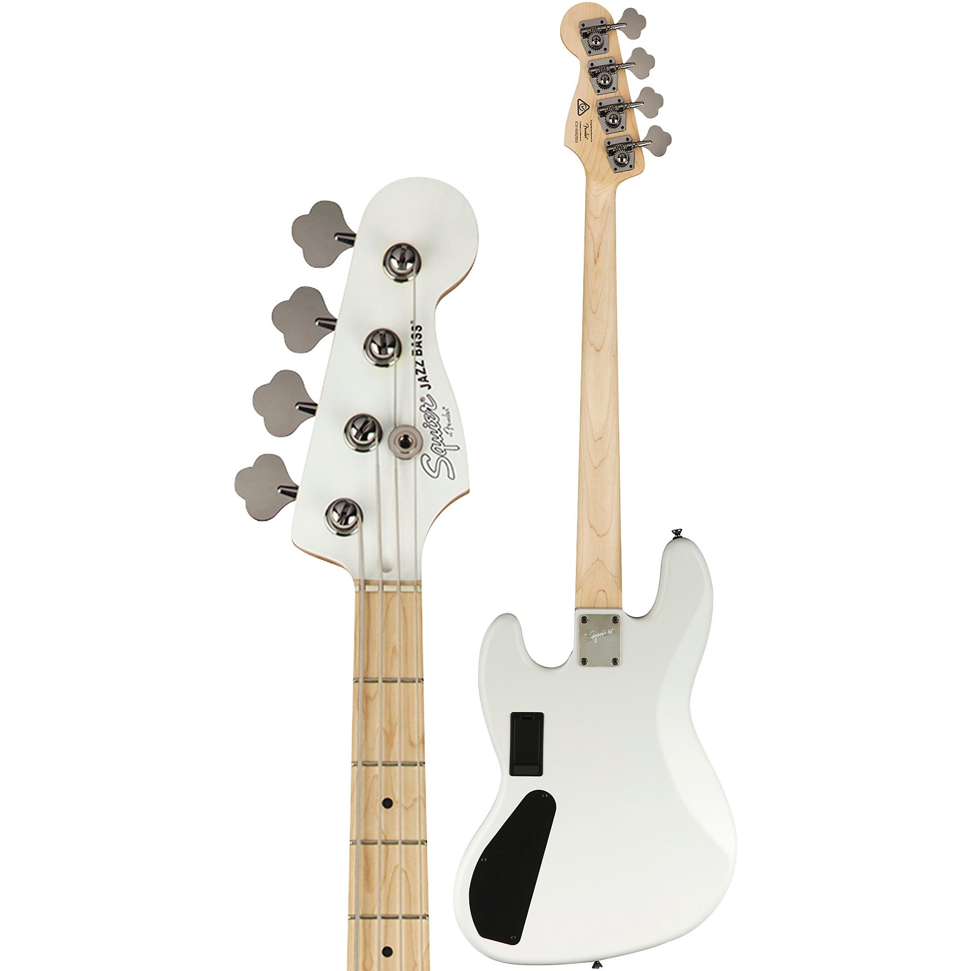 Squier Contemporary Active Jazz Bass HH Maple Fingerboard Flat white