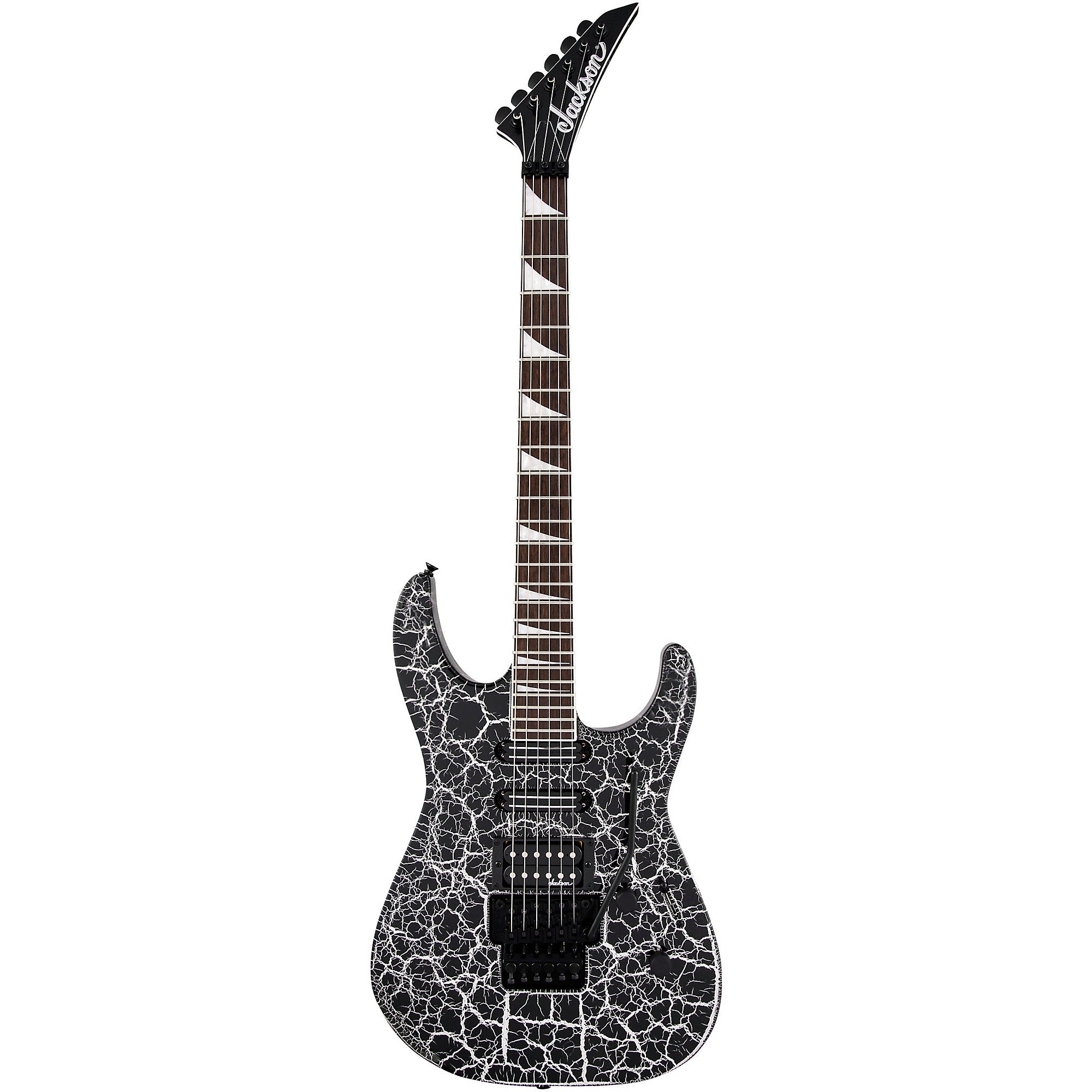 Jackson X Series Soloist SL3X DX Crackle Electric Guitar- Silver Crackle
