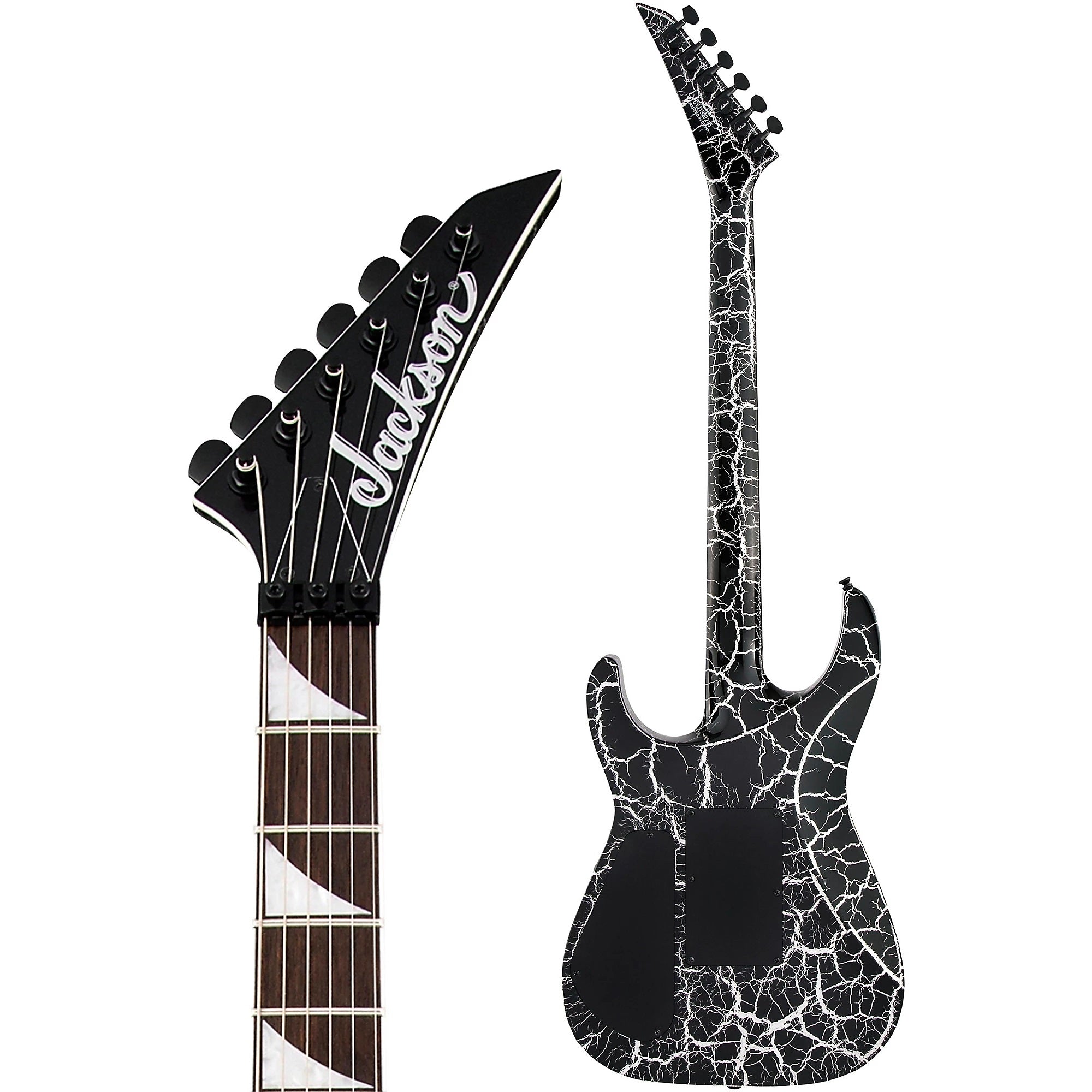 Jackson X Series Soloist SL3X DX Crackle Electric Guitar- Silver Crackle