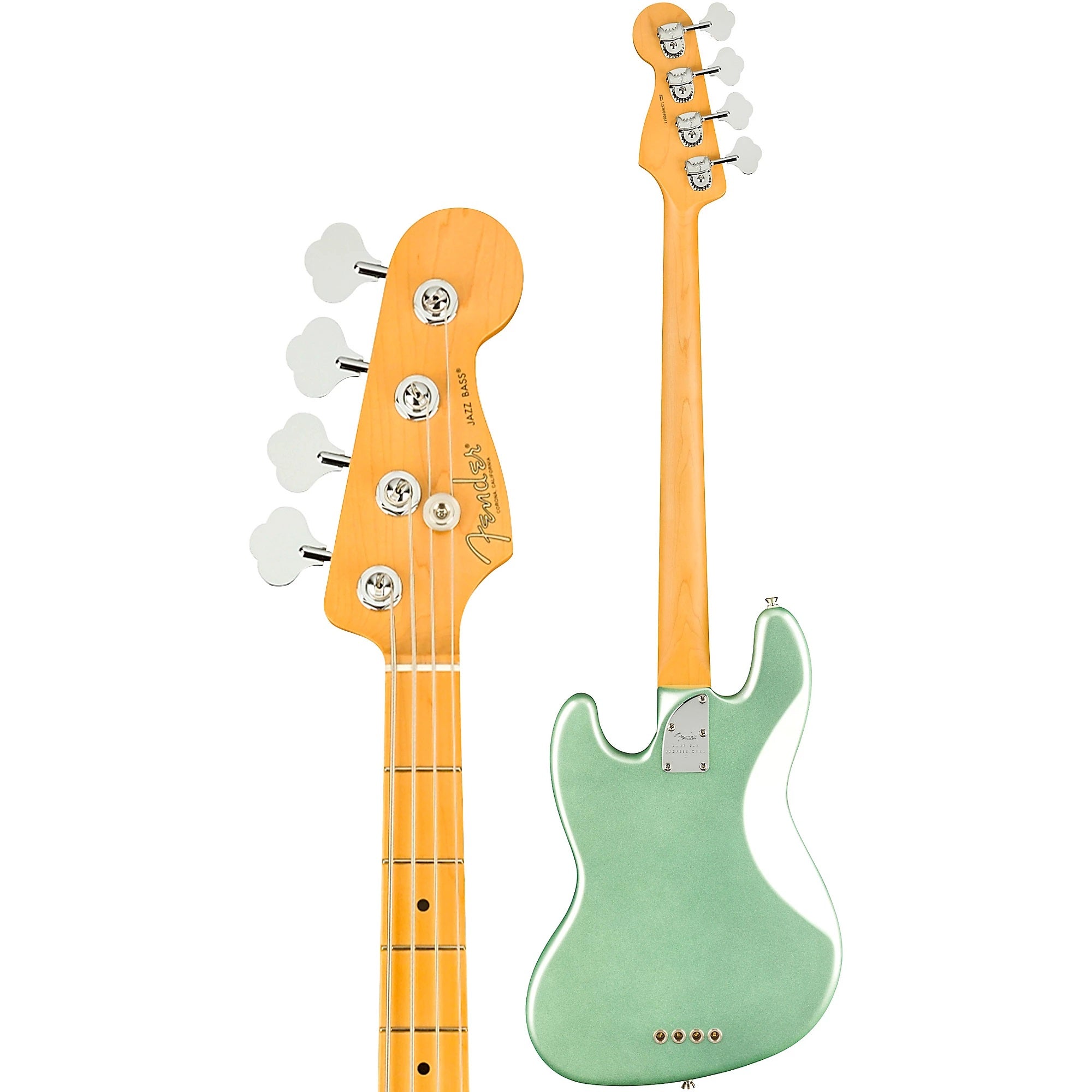 Fender American Professional II Jazz Bass Maple Fingerboard Mystic Surf Green