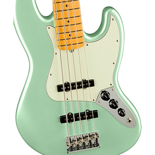 Fender American Professional II Jazz Bass V Maple Fingerboard Mystic Surf Green