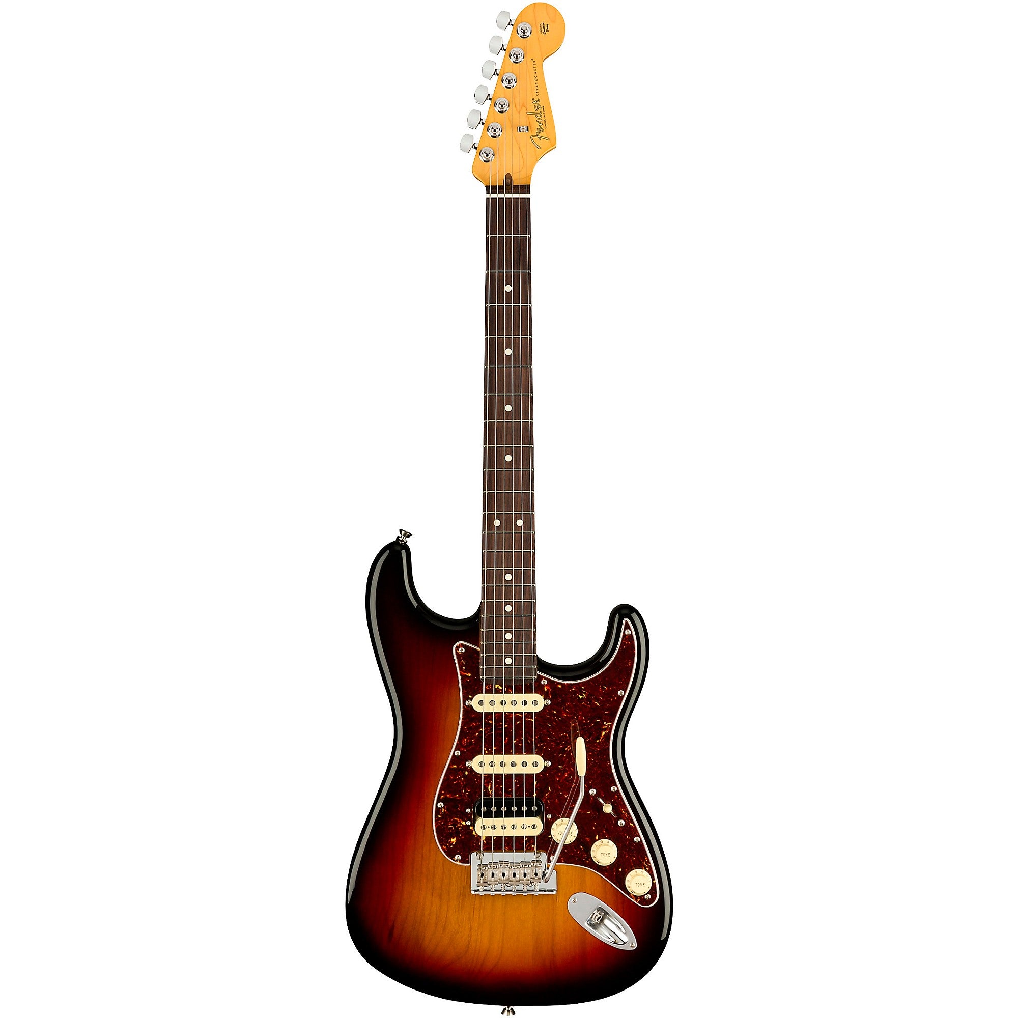 Fender American Professional II Stratocaster HSS Rosewood Fingerboard Electric Guitar Tri Sunburst