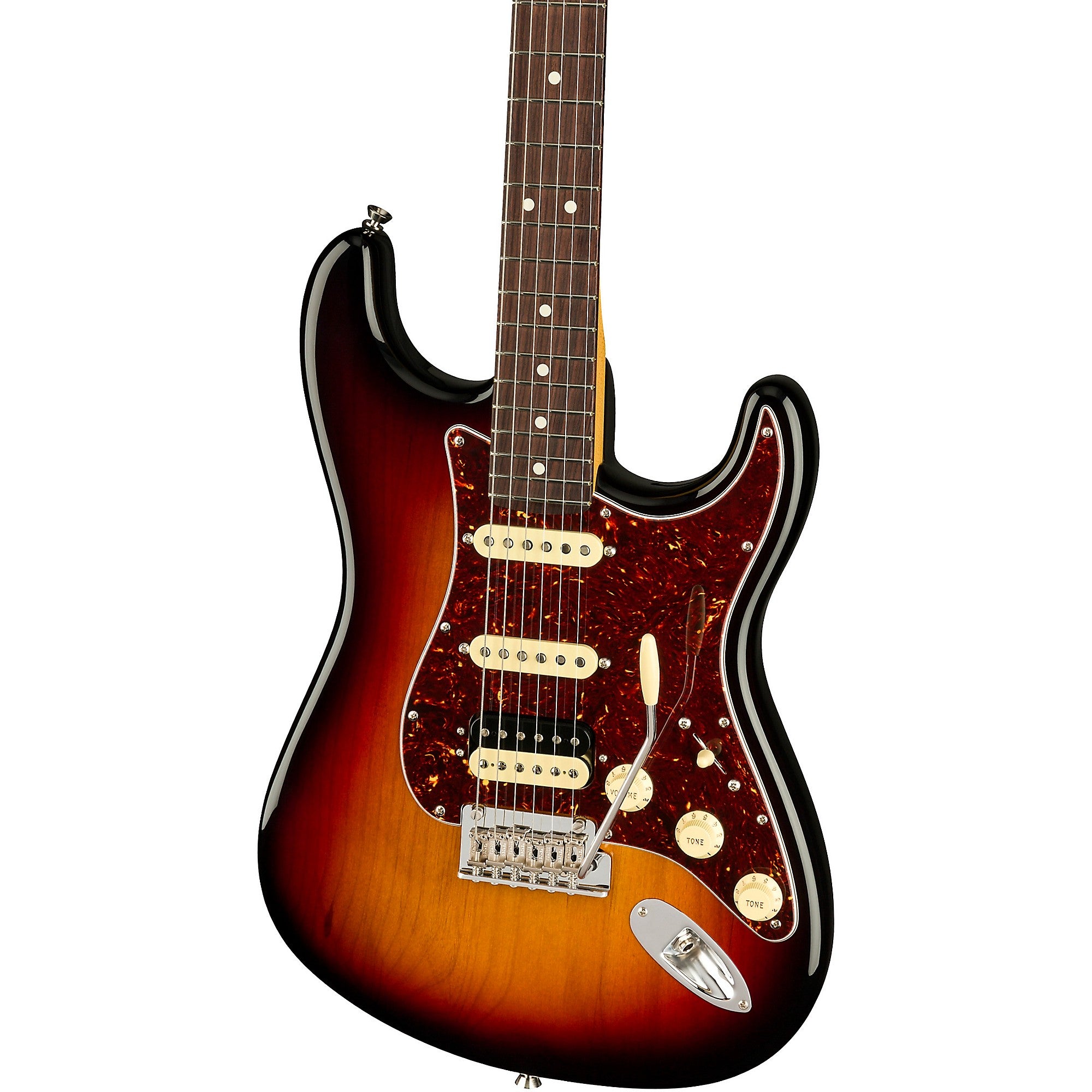 Fender American Professional II Stratocaster HSS Rosewood Fingerboard Electric Guitar Tri Sunburst
