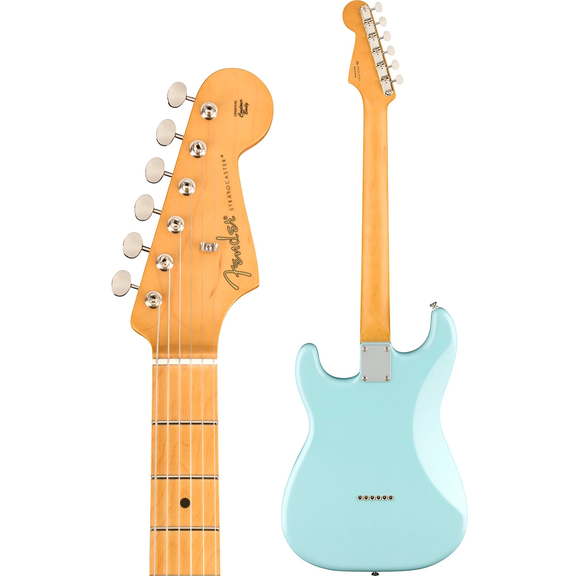 Fender Noventa Stratocaster Maple Fingerboard Electric Guitar Daphne Blue