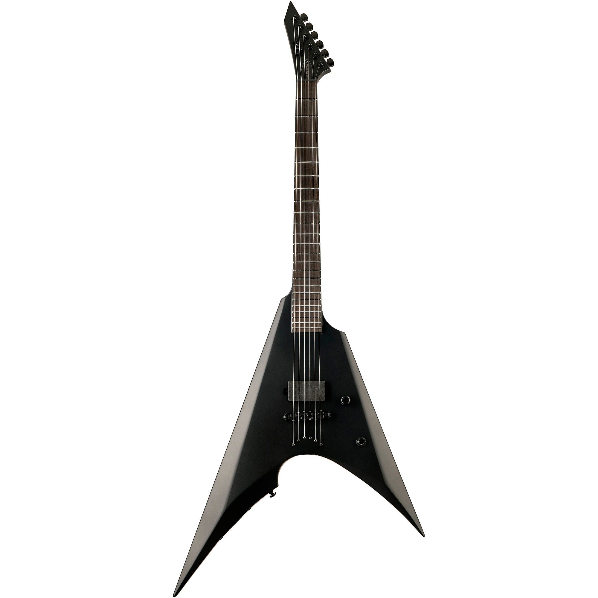 ESP Arrow-NT Black Metal Electric Guitar- Black Satin