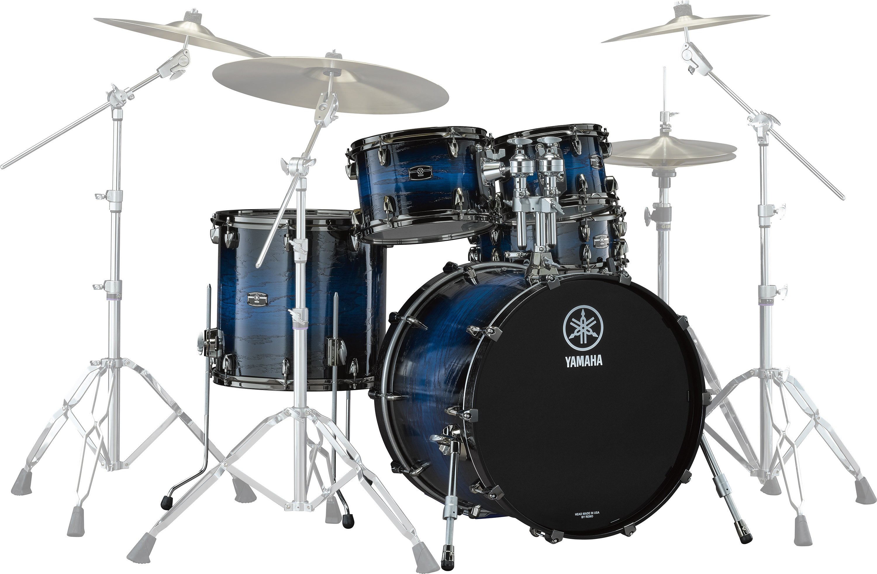 Yamaha Live Custom 5 Pc Hybrid Oak Shell Pack - Uzu Ice Sunburst