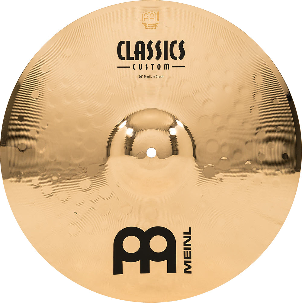 Meinl B10 Bronze Classics Custom Medium Crash- Brilliant 16 inch