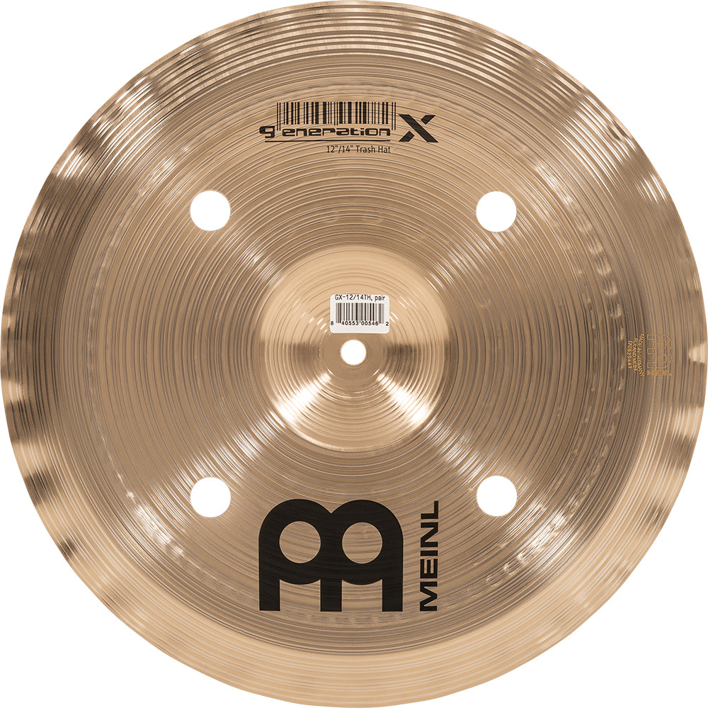 MEINL Cymbals Generation X Signature Benny Greb Trash Hat - 12"/14" Set (GX-12/14TH)