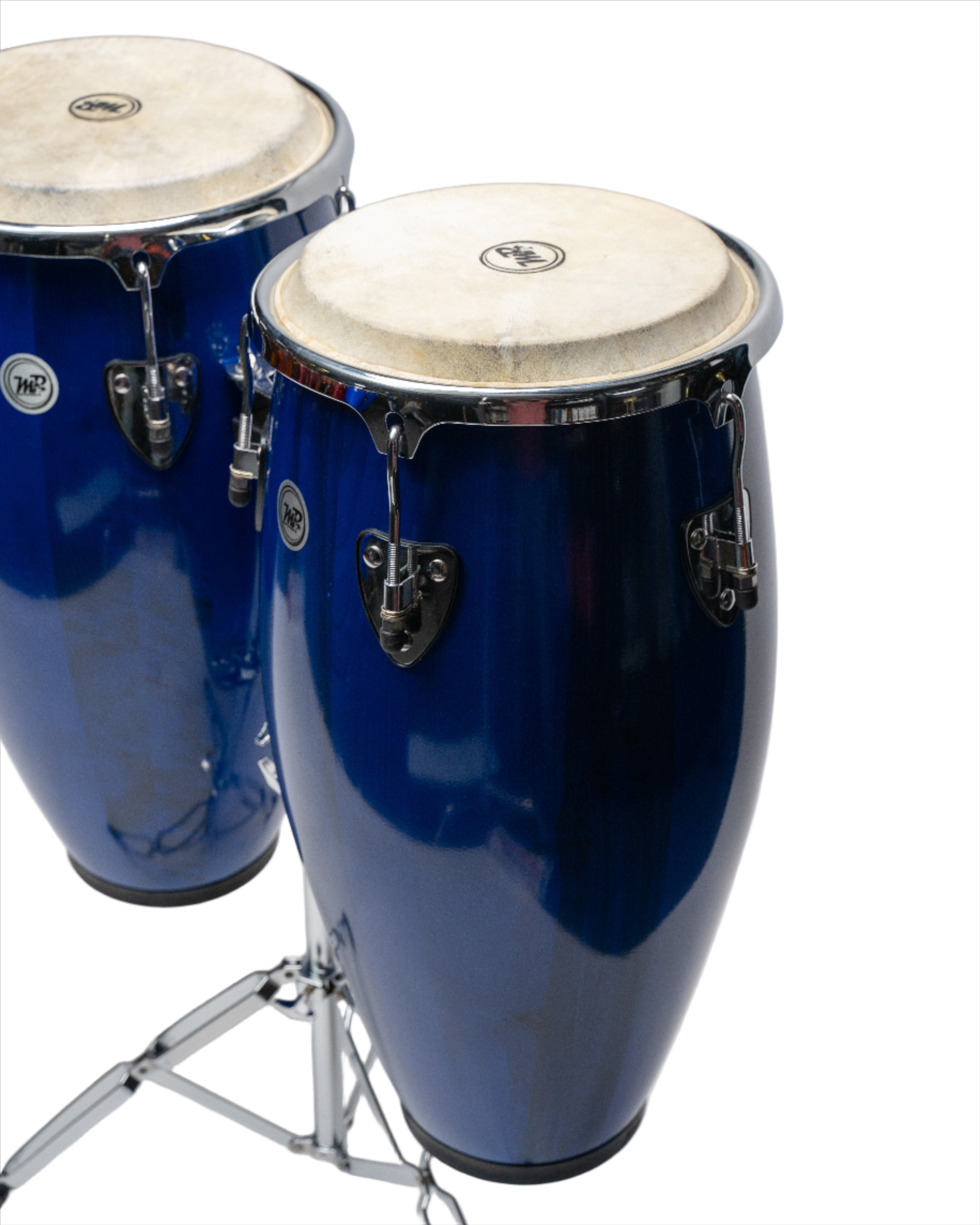 Set de Congas de 11" y 12" con soporte de trípode