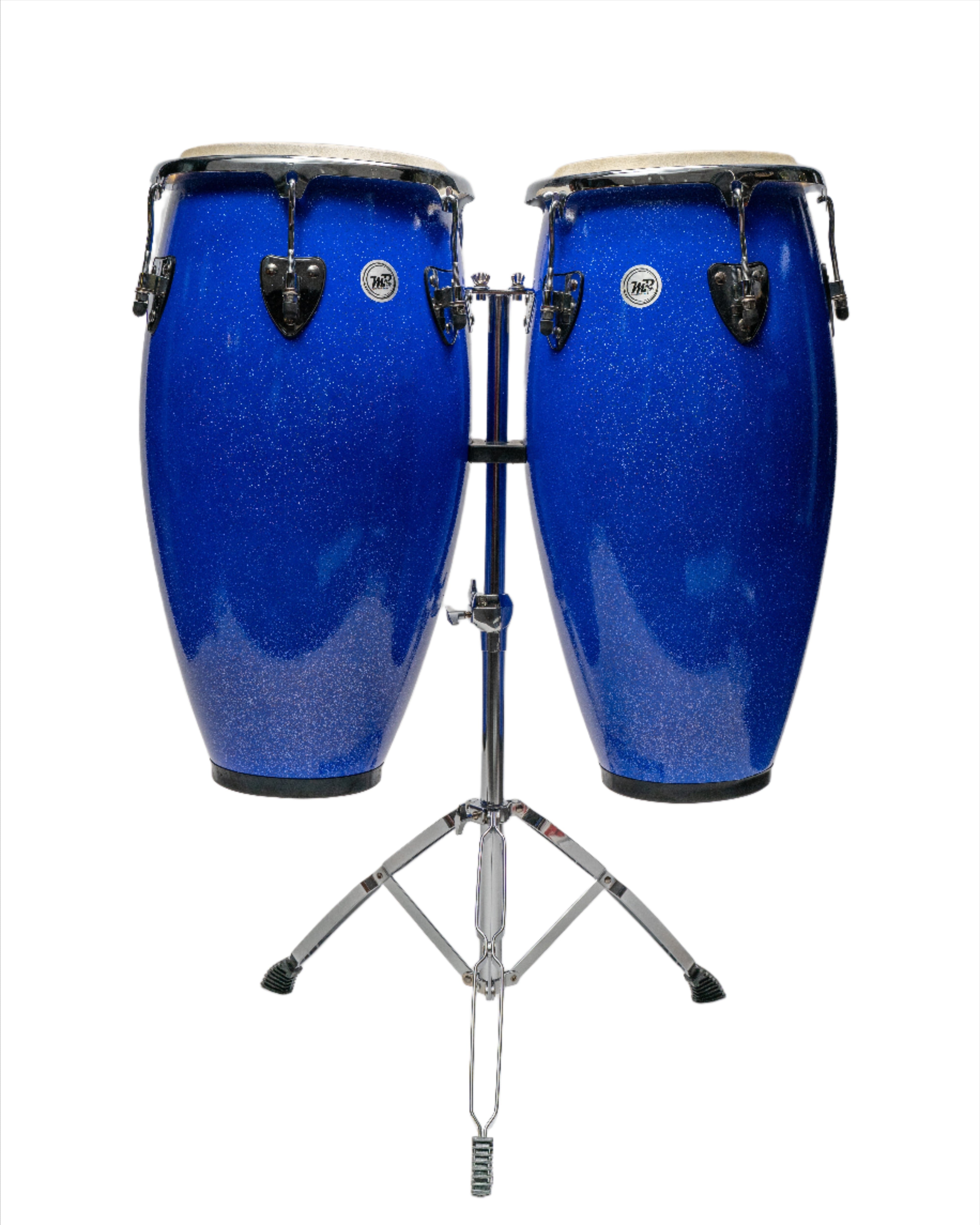 Set de Congas de 11" y 12" con soporte de trípode