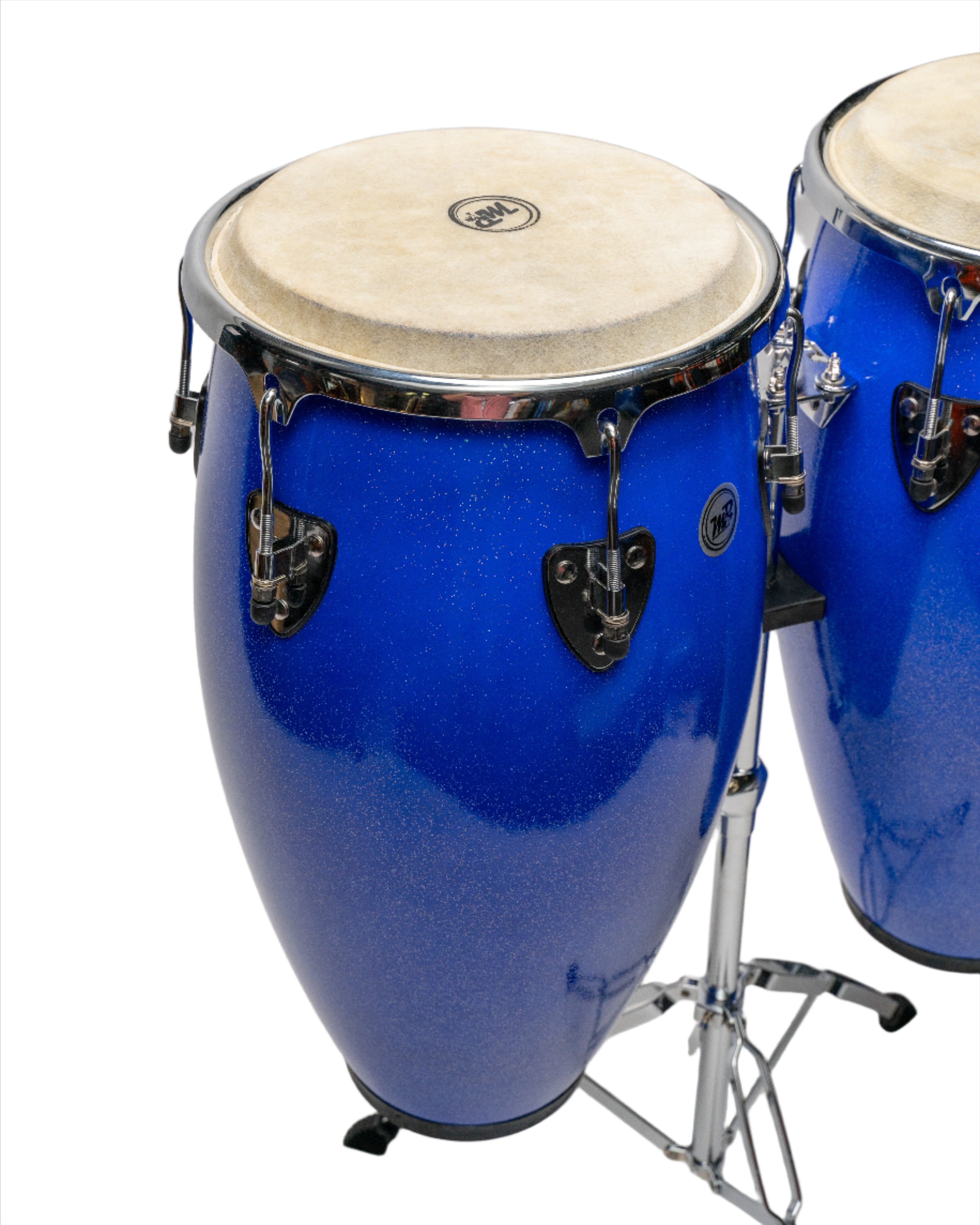 Set de Congas de 11" y 12" con soporte de trípode
