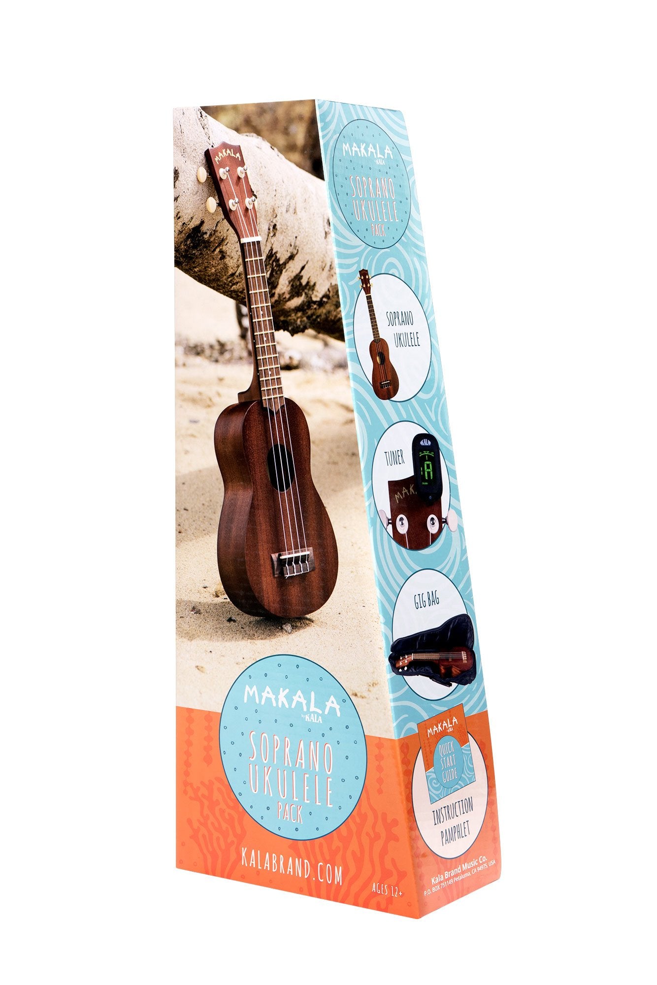 Kala MK-S Makala Classic Soprano Ukulele Pack