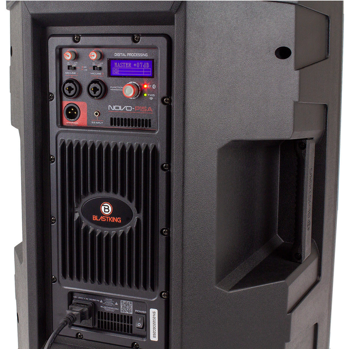 Blastking NOVO-P15A 15" Active Speaker Box