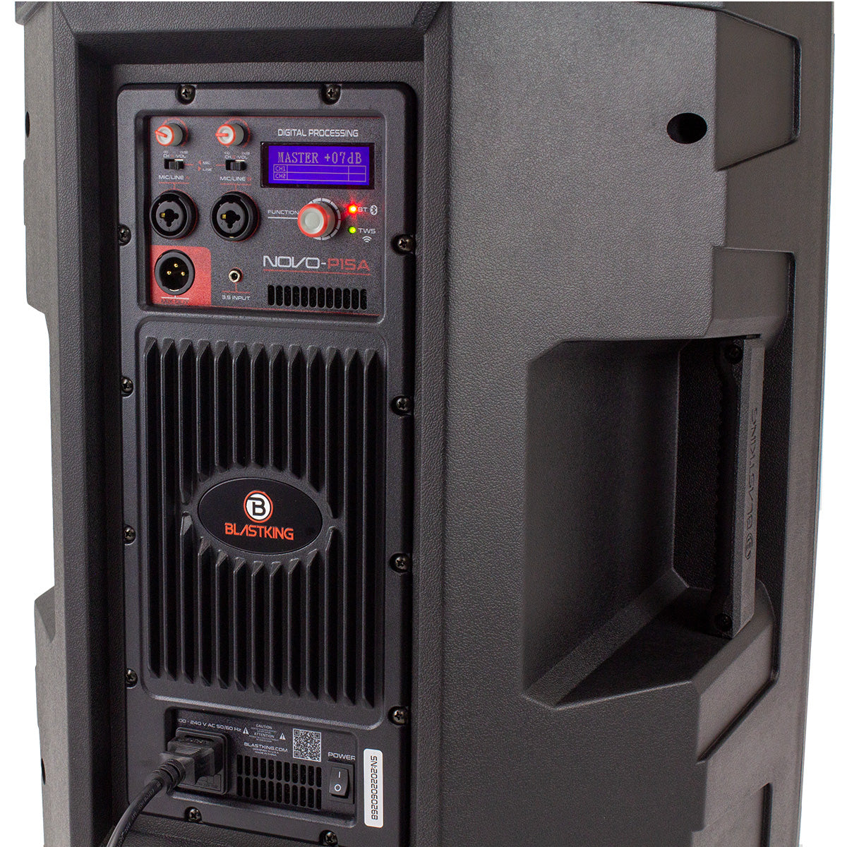 Blastking NOVO-P15A Caja de Altavoz Activo de 15"