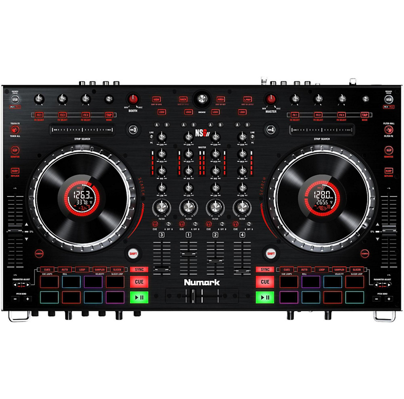 NS6II Premium 4-Channel Serato DJ Controller with Dual USB and HD Color Displays
