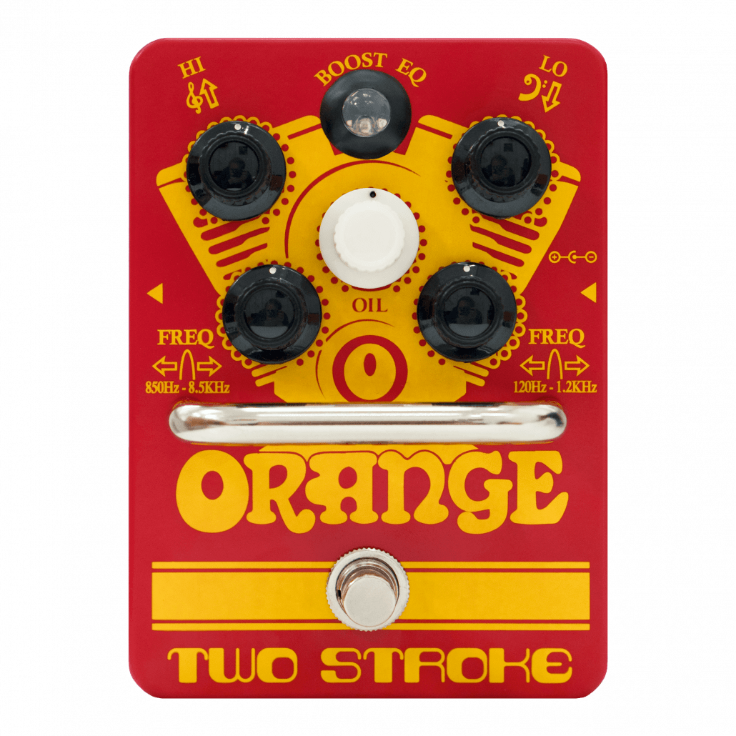 Orange Amplifiers Two-Stroke Boost EQ Guitar Effects Pedal