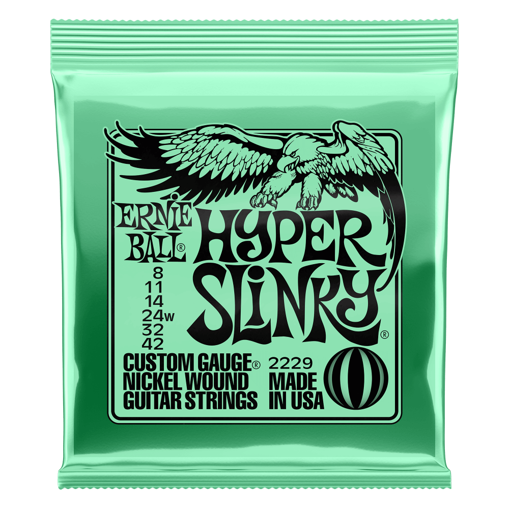 Ernie Ball 8-42 Hyper Slinky Nickel Wound Electric Guitar Strings