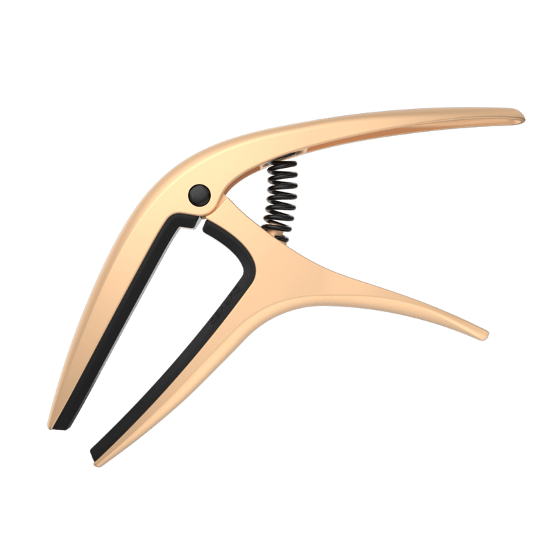 Ernie Ball Axis Spring Loaded Guitar Capo - Gold Satin