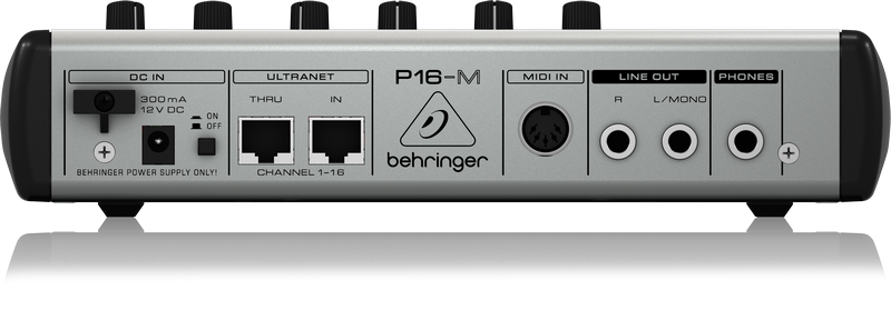 Behringer Powerplay P16-M 16-Channel Digital Personal Mixer