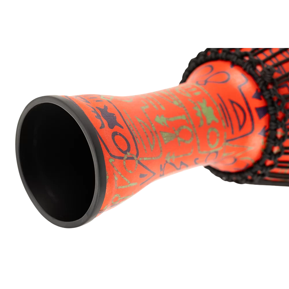 Meinl 10" Rope Tuned Travel Djembe - Pharaoh's Script