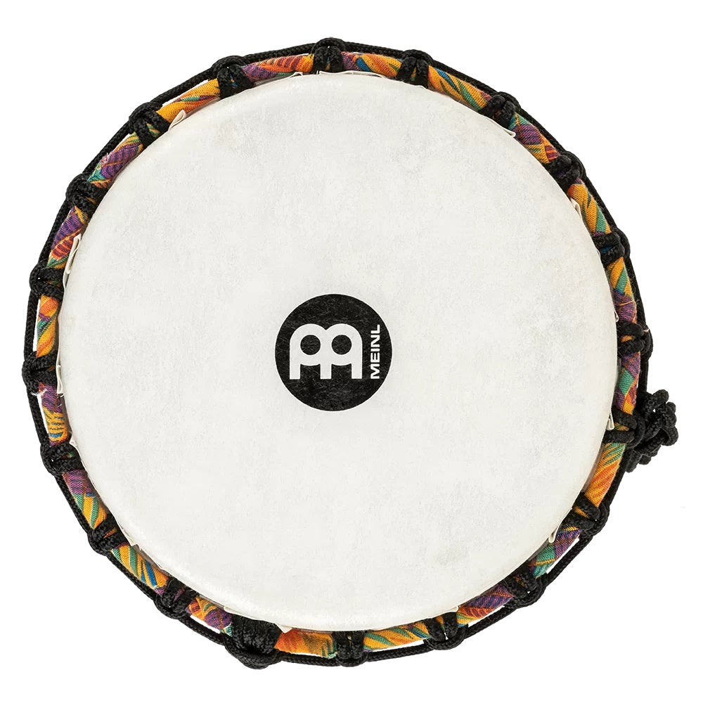 Meinl 8" Roped Tuned Travel Series Djembe- Kenyan Quilt