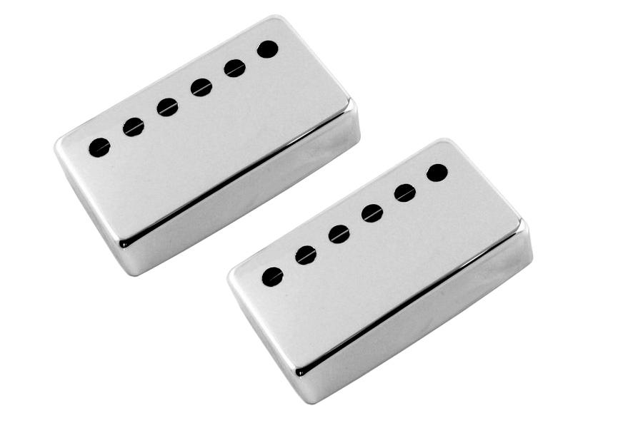 Allparts 53mm Humbucking Pickup Cover Set - Chrome