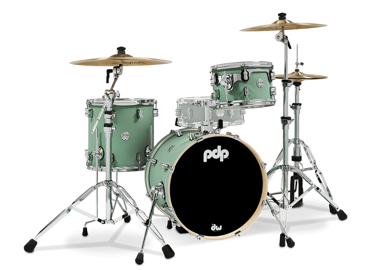 PDP Concept Maple Bop 3-Piece Shell Pack - Satin Seafoam