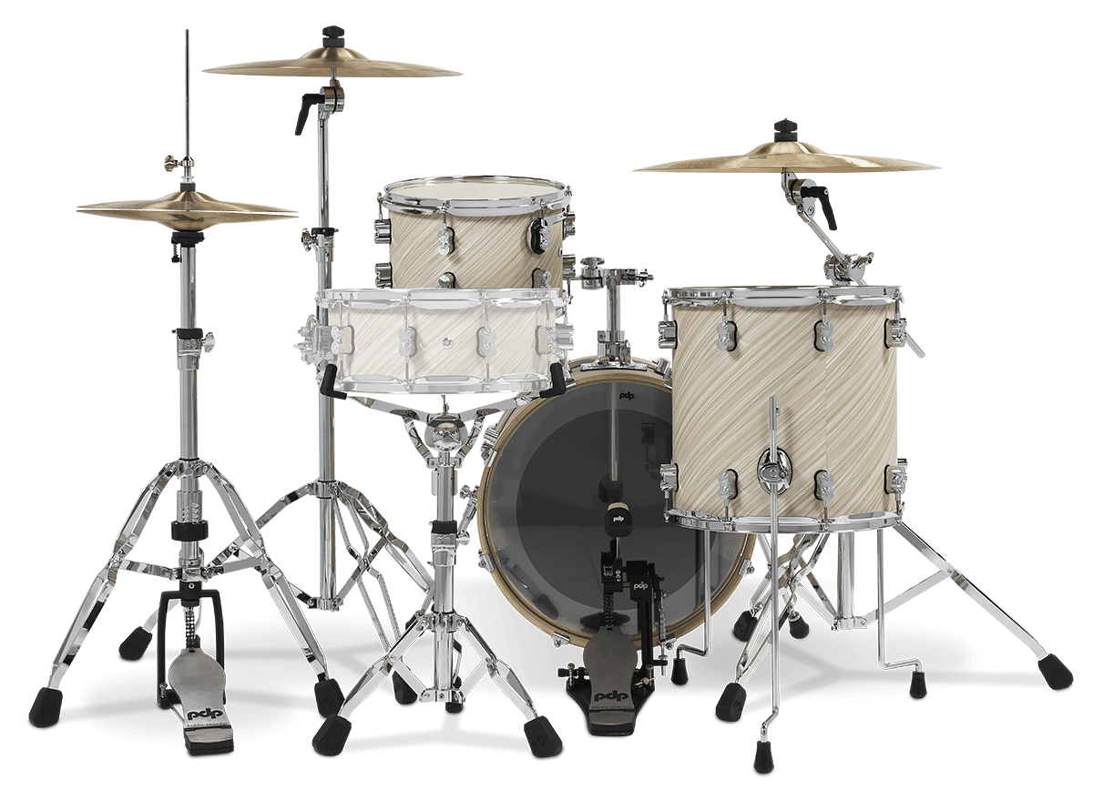 PDP Concept Maple Bop 3-Piece Shell Pack w/ 12" Tom, 14" Floor Tom & 18" Bass Drum - Twisted Ivory