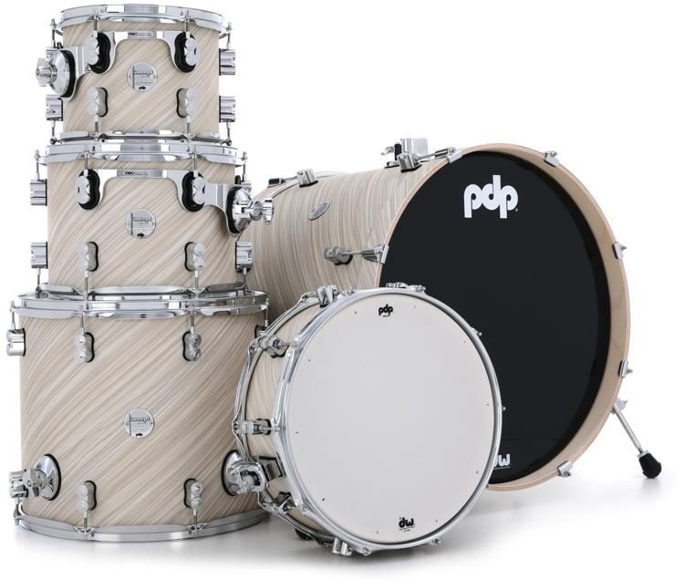 PDP Concept Maple 5 Piece Shell Pack - Twisted Ivory Finishply
