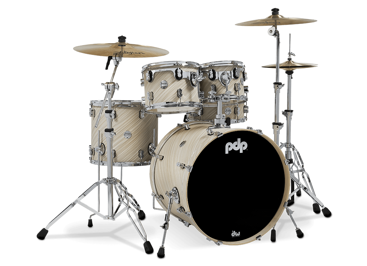 PDP Concept Maple 5 Piece Shell Pack - Twisted Ivory Finishply